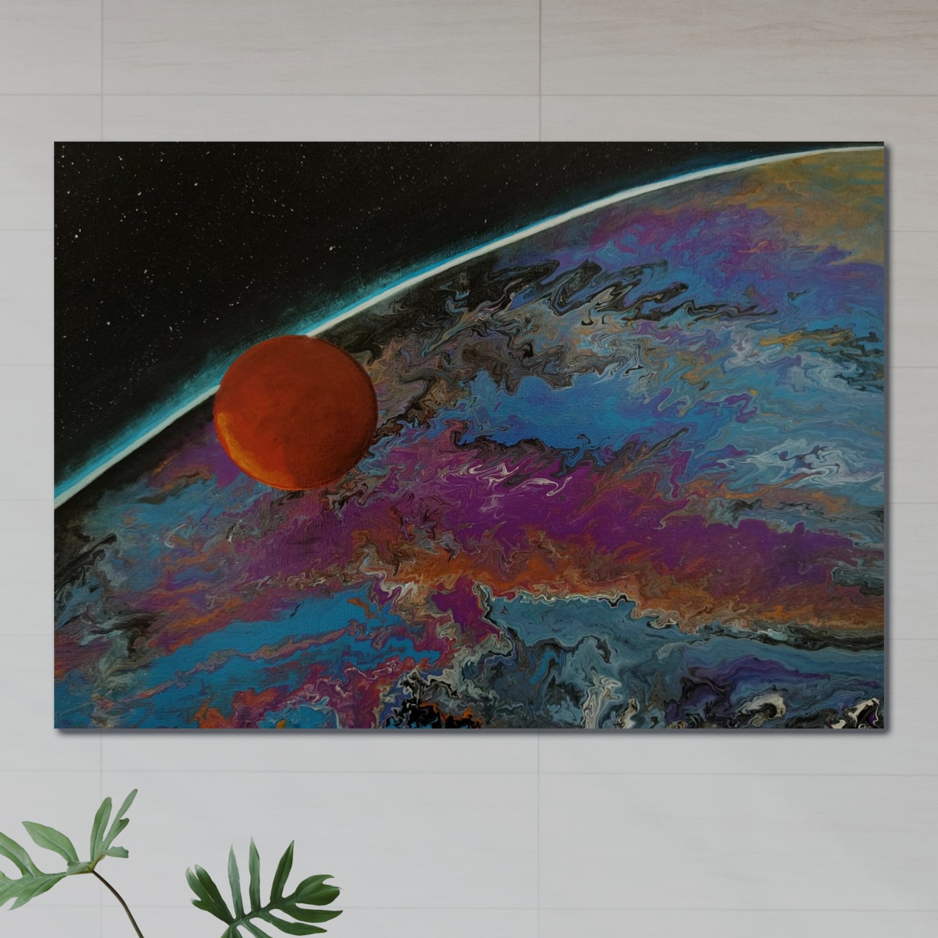 The Horizon of Aurex, James Gale, acrylic painting