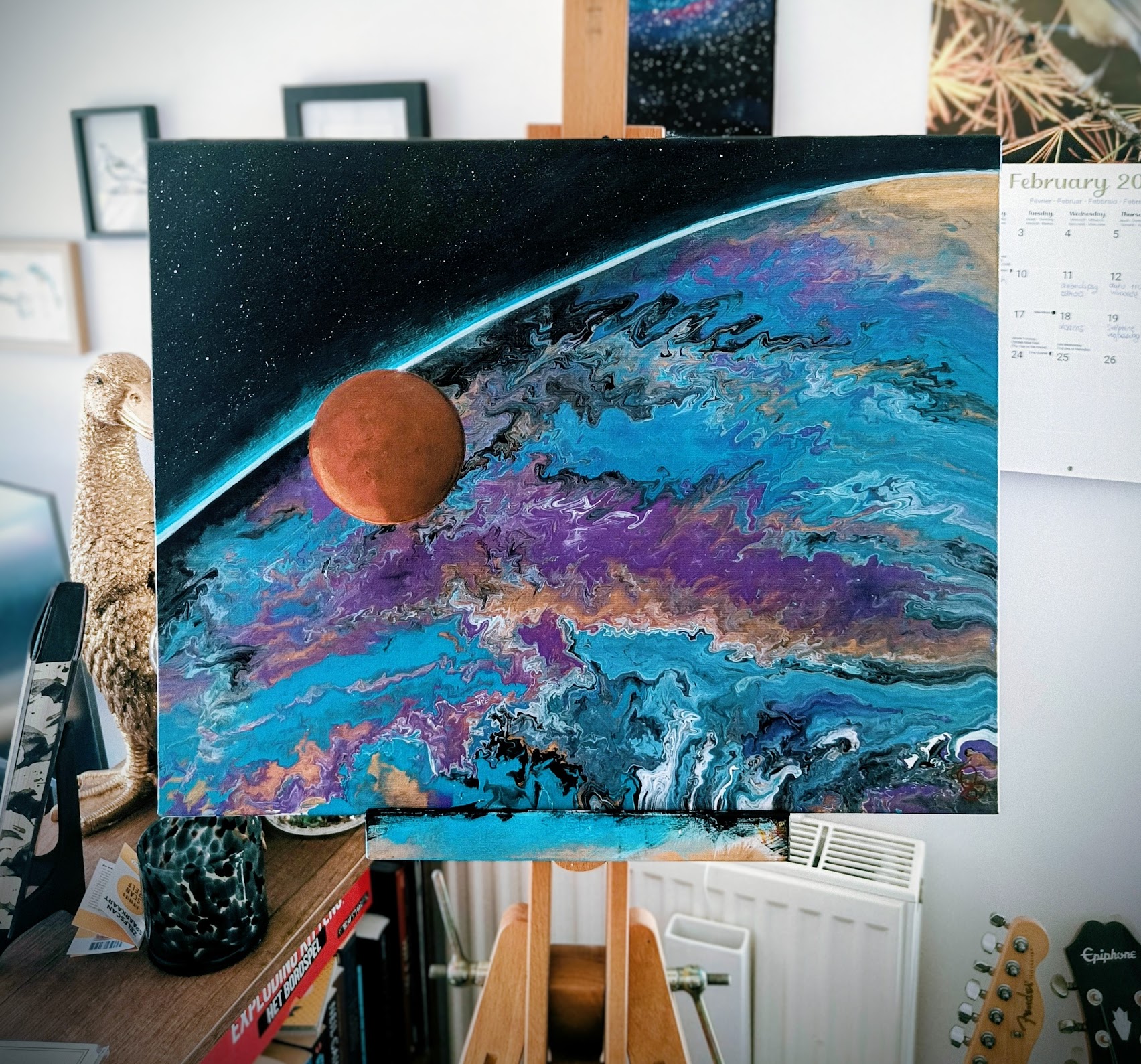 The Horizon of Aurex - James Gale - Acrylic Painting on canvas