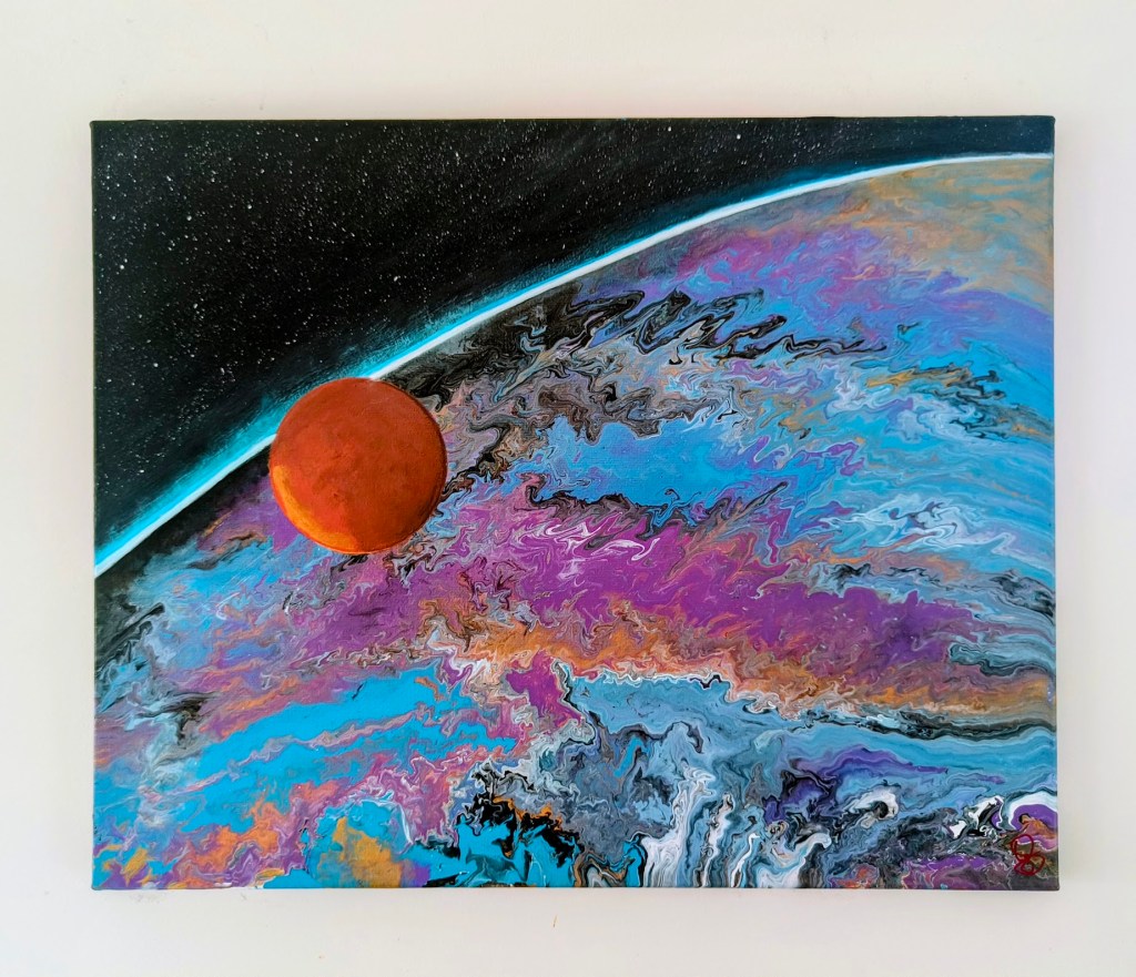 The Horizon of Aurex - James Gale - Acrylic Painting on canvas