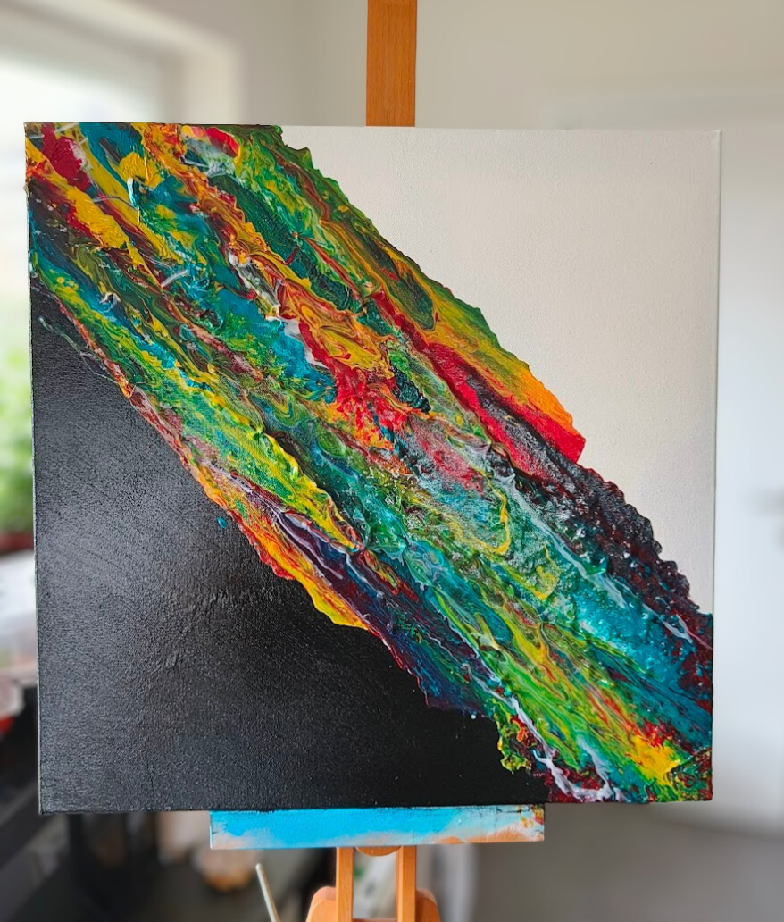 Acrylic Painting Spectrum by James Gale