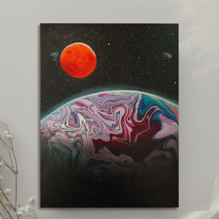 Dreams of Velora, acrylic painting by James Gale