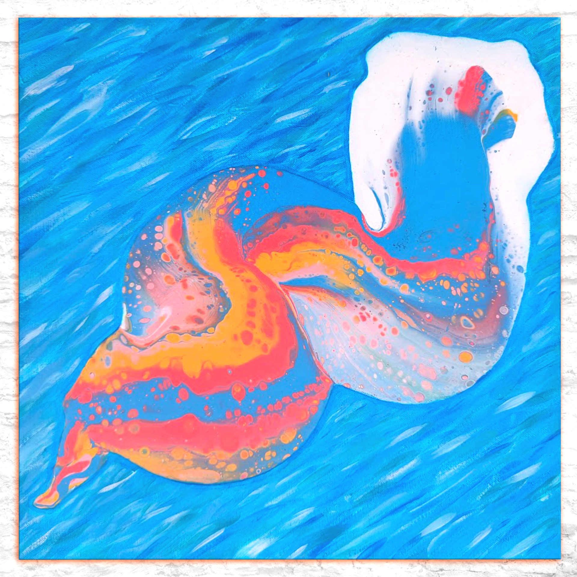 Emergence, Acrlyic Painting by James Gale